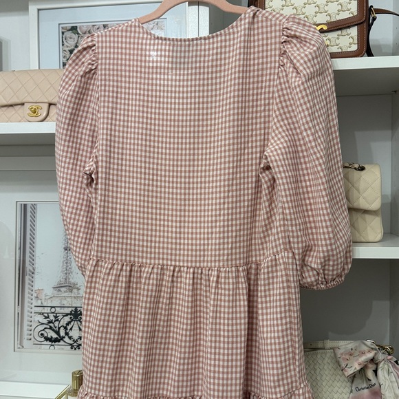 Petal & Pup Pink Gingham Dress - Picture 3 of 4